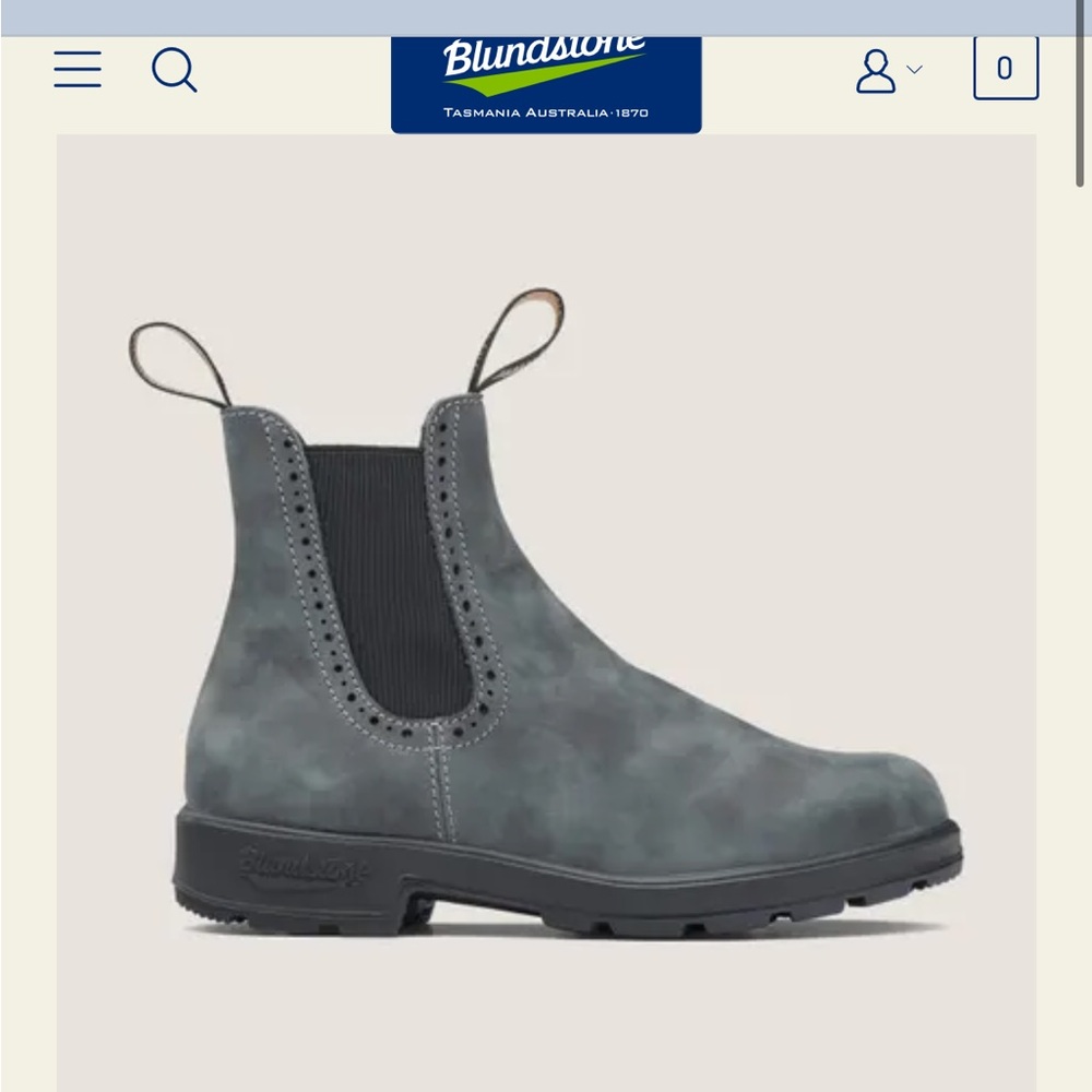 Blundstones #1630 WOMEN'S ORIGINALS HIGH TOP BOOTS - RUSTIC BLACK